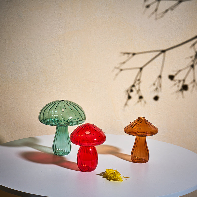 Velo Mushroom Glass Vase