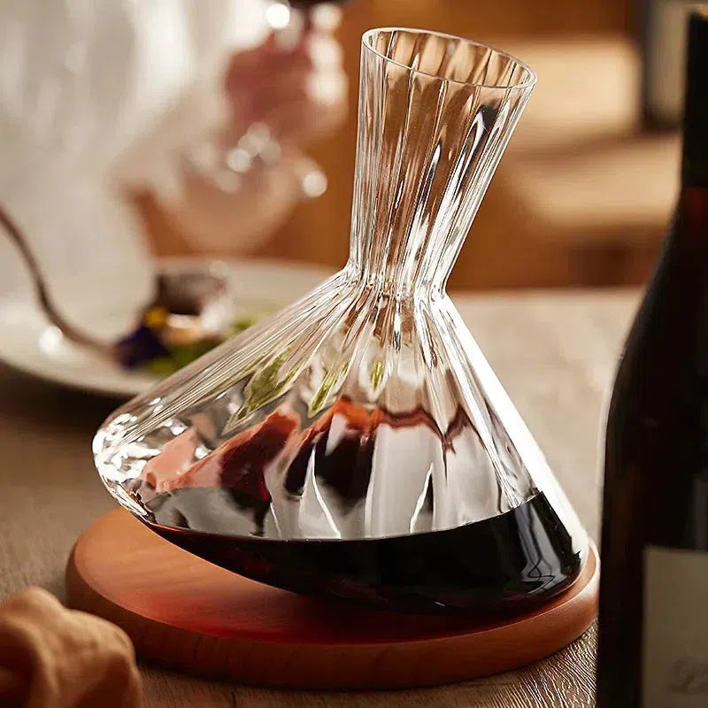 Aura 350 Rotating Glass Decanter