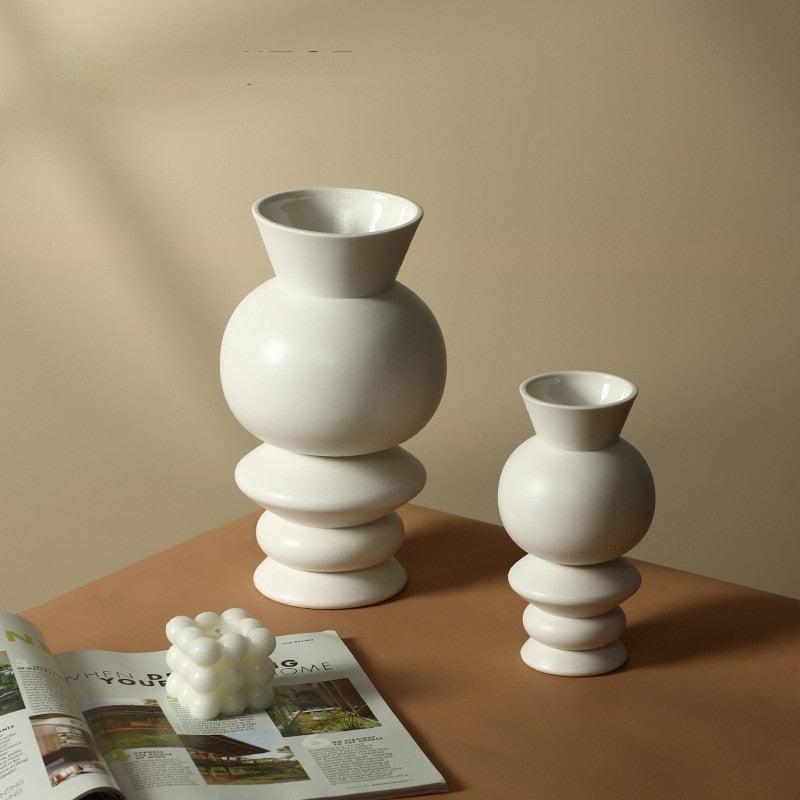 Sierra White Porcelain Vase