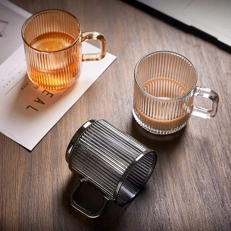 Linear Elegance Glass Mug Winter DEALS Up to 70% Off + US Free Shipping