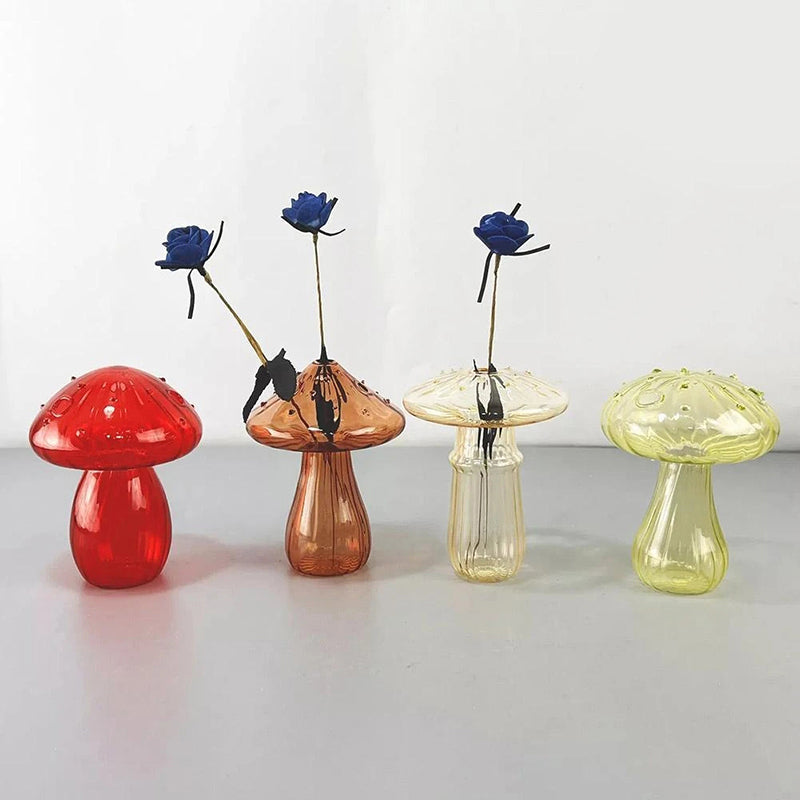 GlasChampignon - Handgemachte Pilz-Vase aus Glas TryUnyque