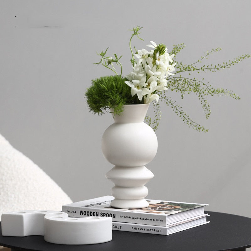 Sierra White Porcelain Vase