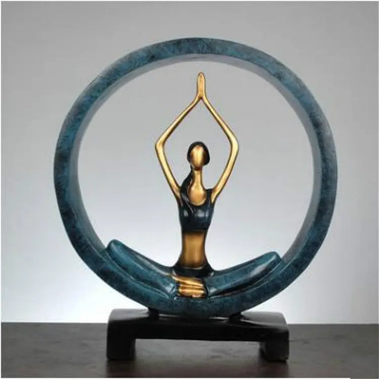 ZenForm - Moderne Yoga-Pose-Statue aus Harz Try Unyque