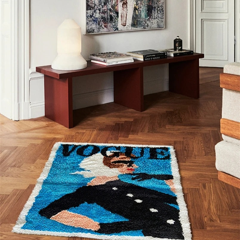 A-la Mode Magazine Tufted Rug TryUnyque