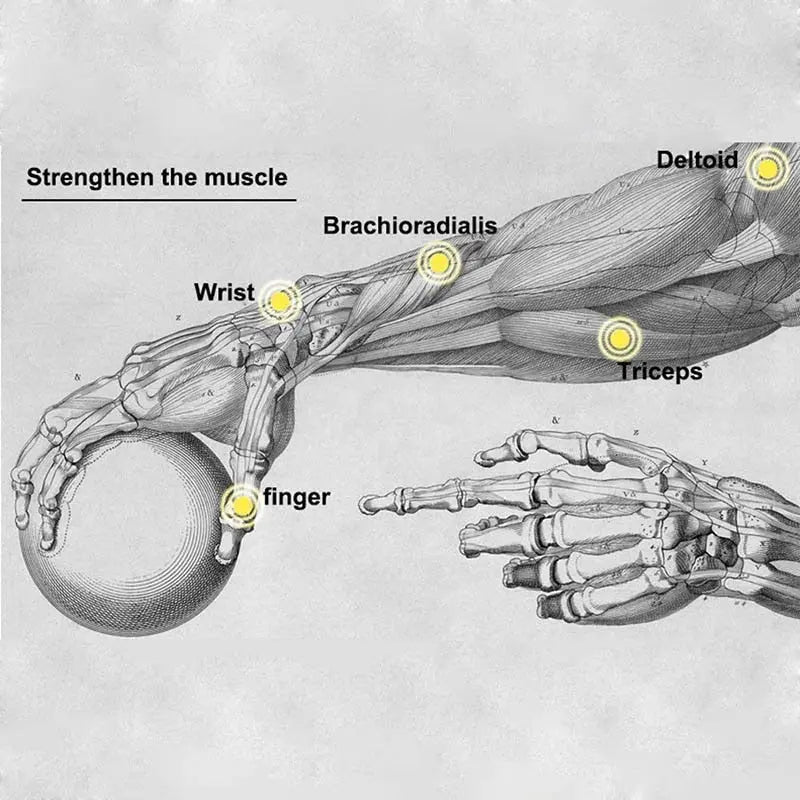 GyroFit - LED Power Ball für Hand- und Armtraining Try Unyque